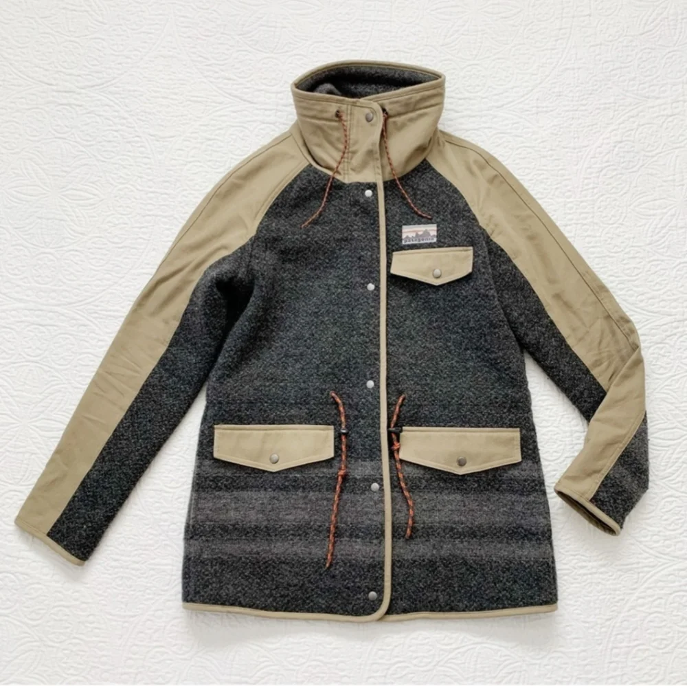 🔥RARE🔥 Patagonia Reclaimed Wool Parka Forge Gray Limited Edition 40th - Picture 3 of 16